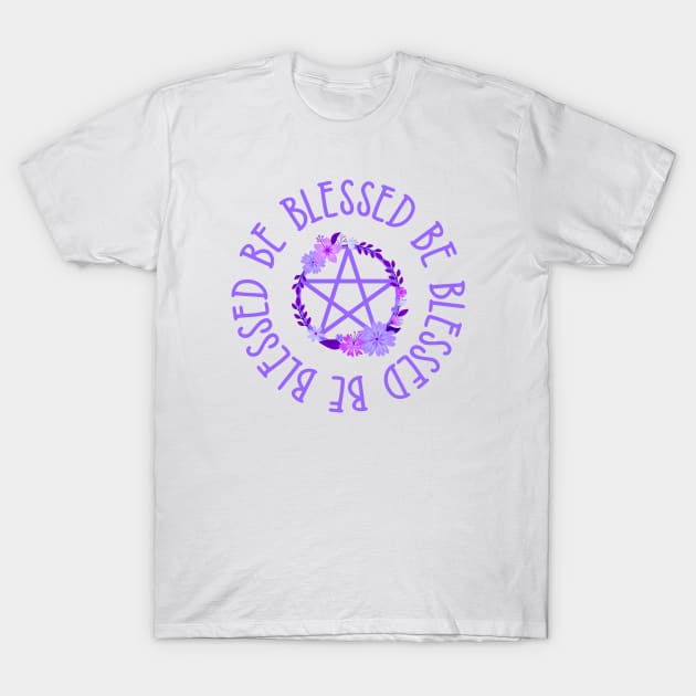 Purple Pentacle Design Cheeky Witch® T-Shirt by Cheeky Witch